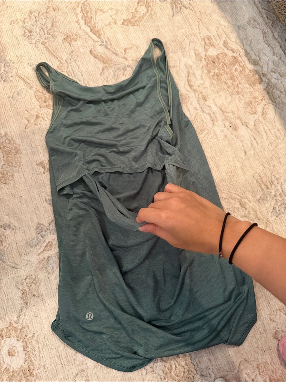 lululemon athletica Dark Green Tank top